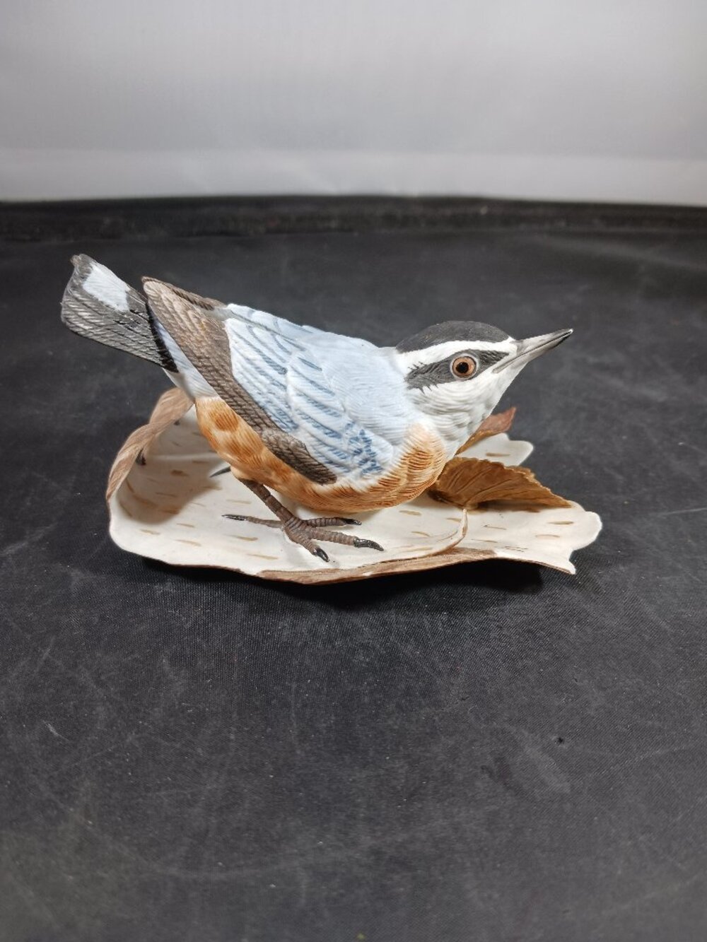 Lenox " Red-Breasted Nuthatch " Porcelain Bird Figurine
